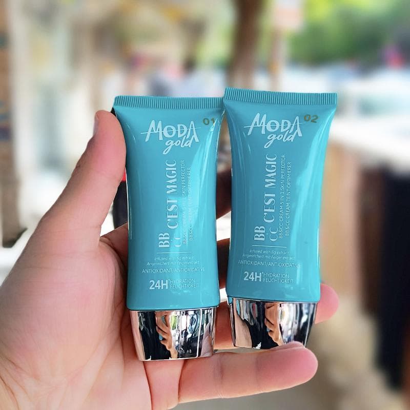 کرم پودر تیوپی مودا MODA مدل C’est Magic — تصویر ۲