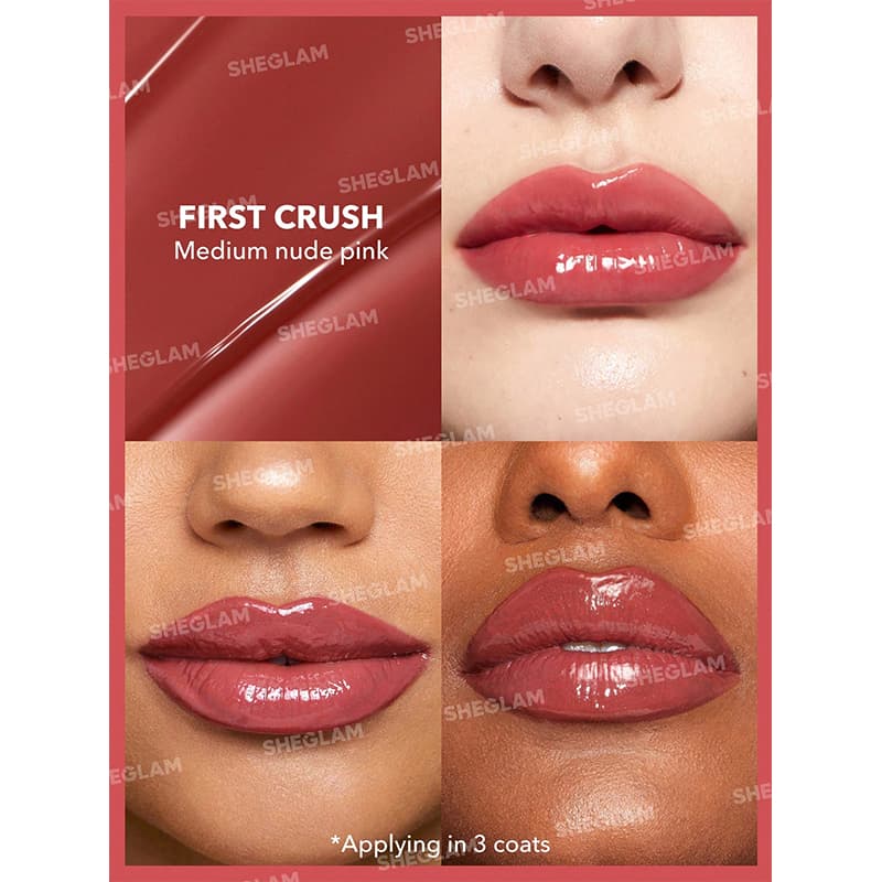 لیپ گلاس حجم دهنده شیگلم رنگ First crush — تصویر ۶