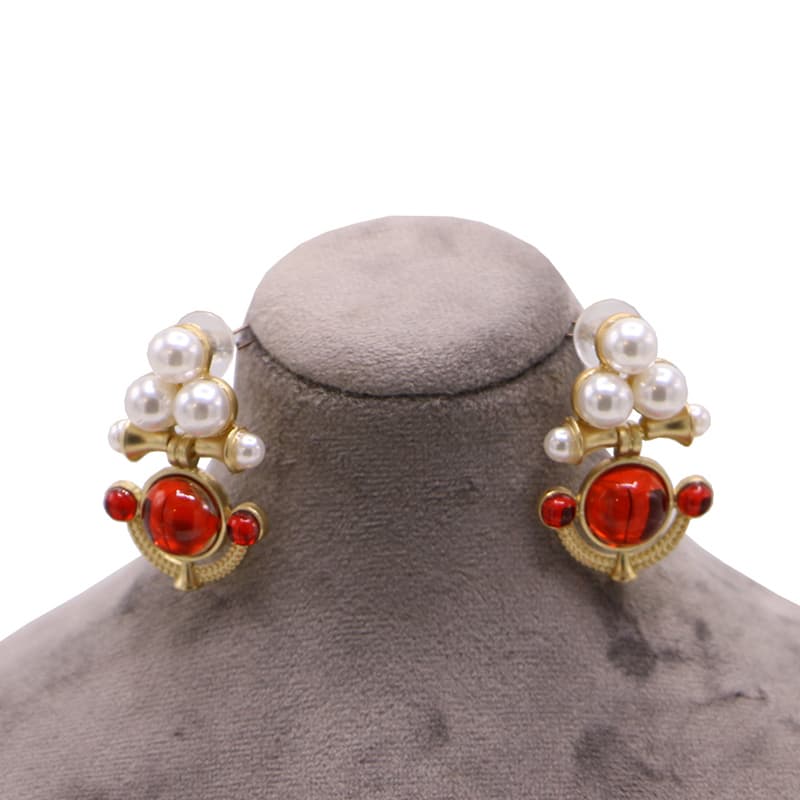 گوشواره طرح قاجار مروارید دار