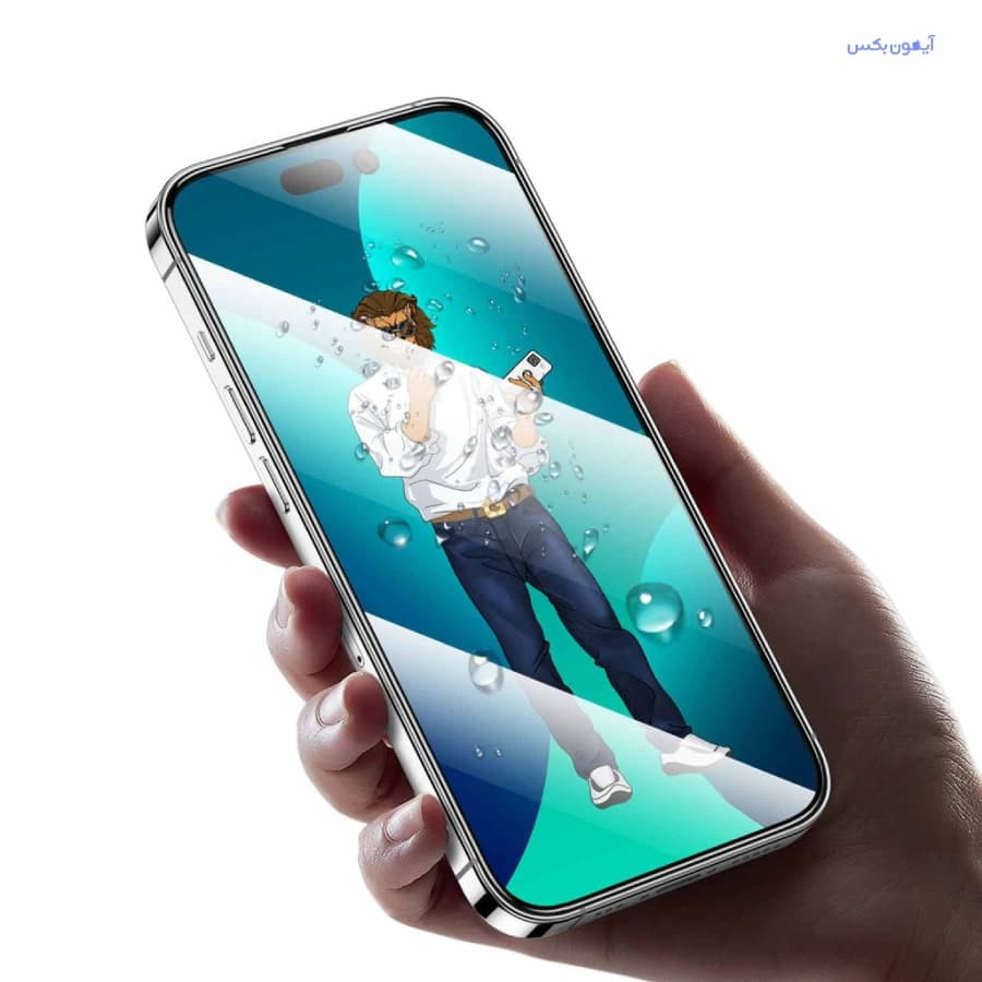 محافظ صفحه آیفون XS گرین لاین — تصویر ۷