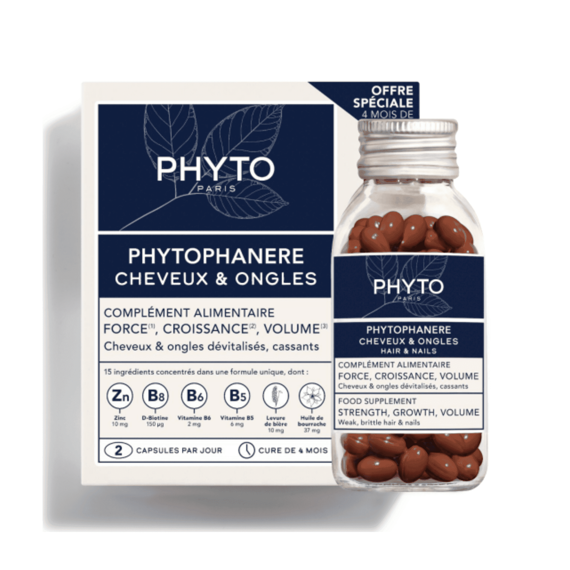 قرص مو و ناخن فیتو فانر | Phyto Phytophanere — تصویر ۵