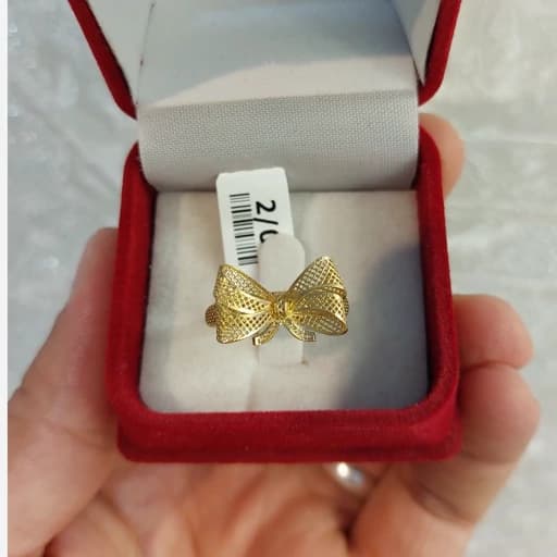انگشتر طلای 18 عیار کد 001 — تصویر ۴
