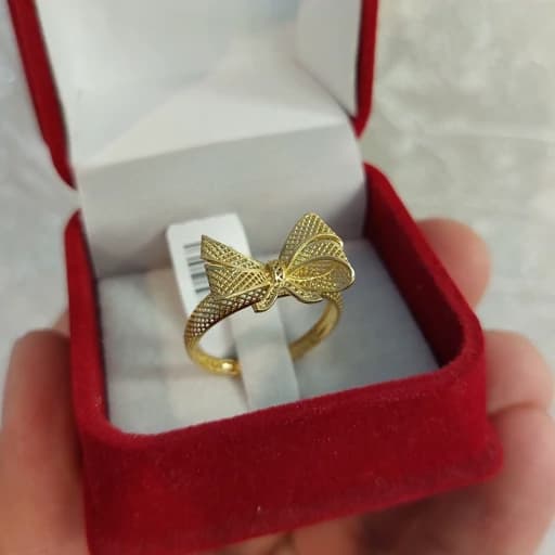 انگشتر طلای 18 عیار کد 001 — تصویر ۳