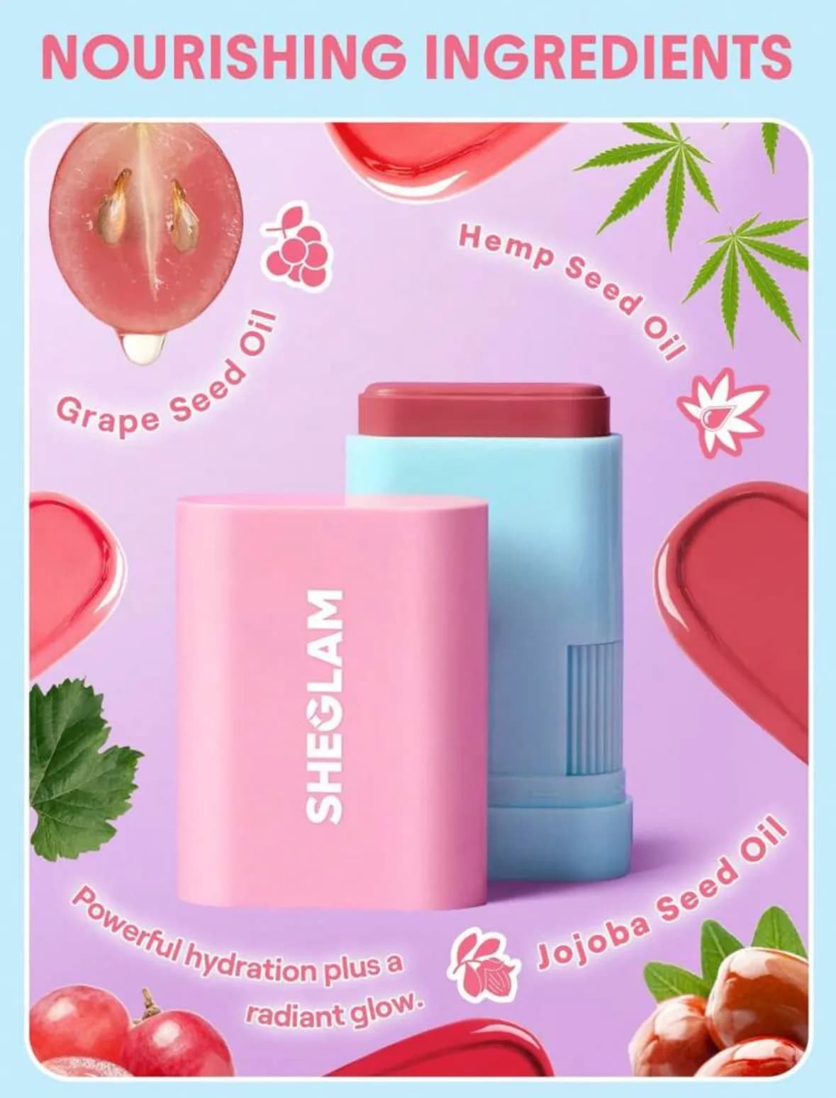 رژگونه استیکی شیگلم رنگ Brisk Babe — تصویر ۷