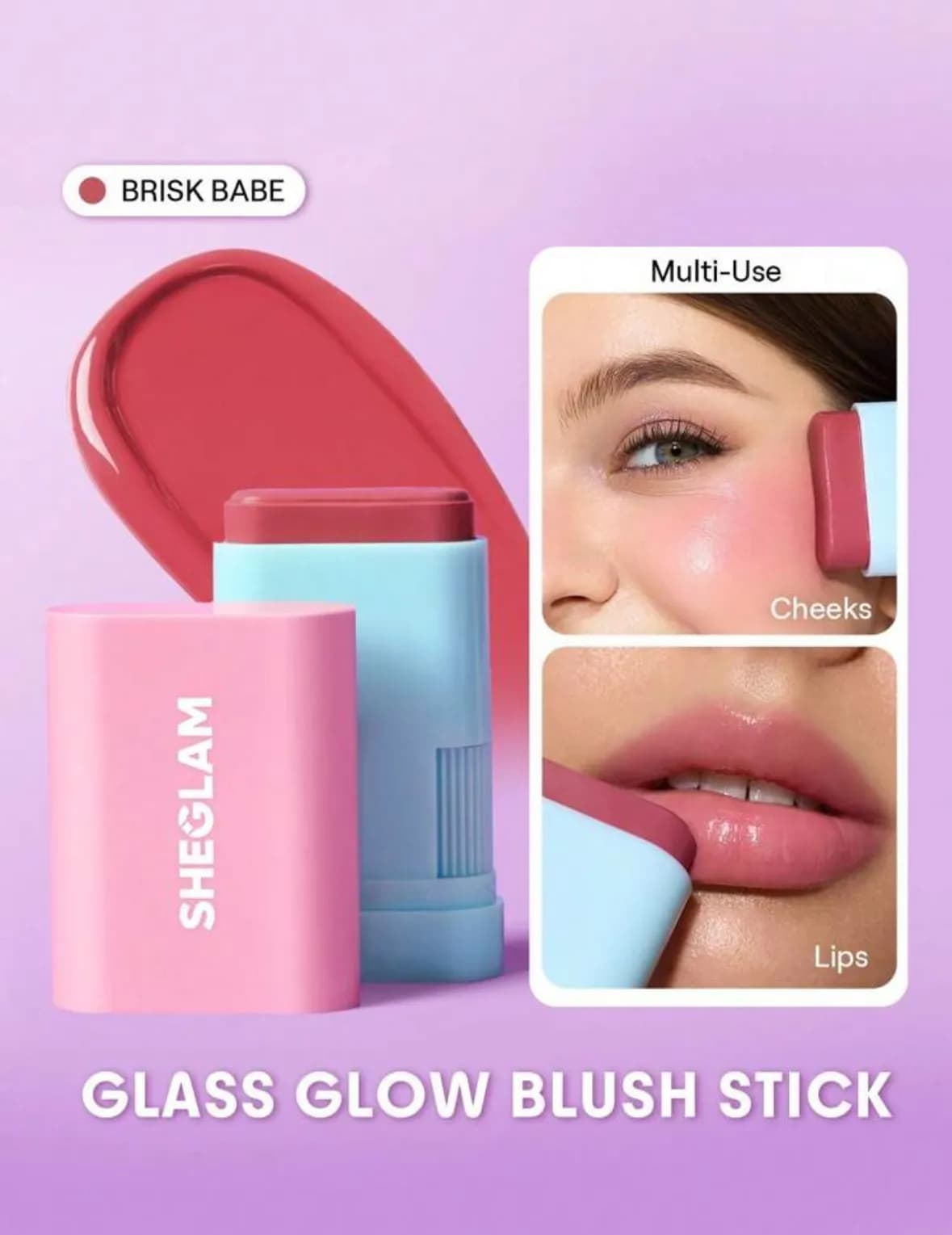 رژگونه استیکی شیگلم رنگ Brisk Babe — تصویر ۱۰