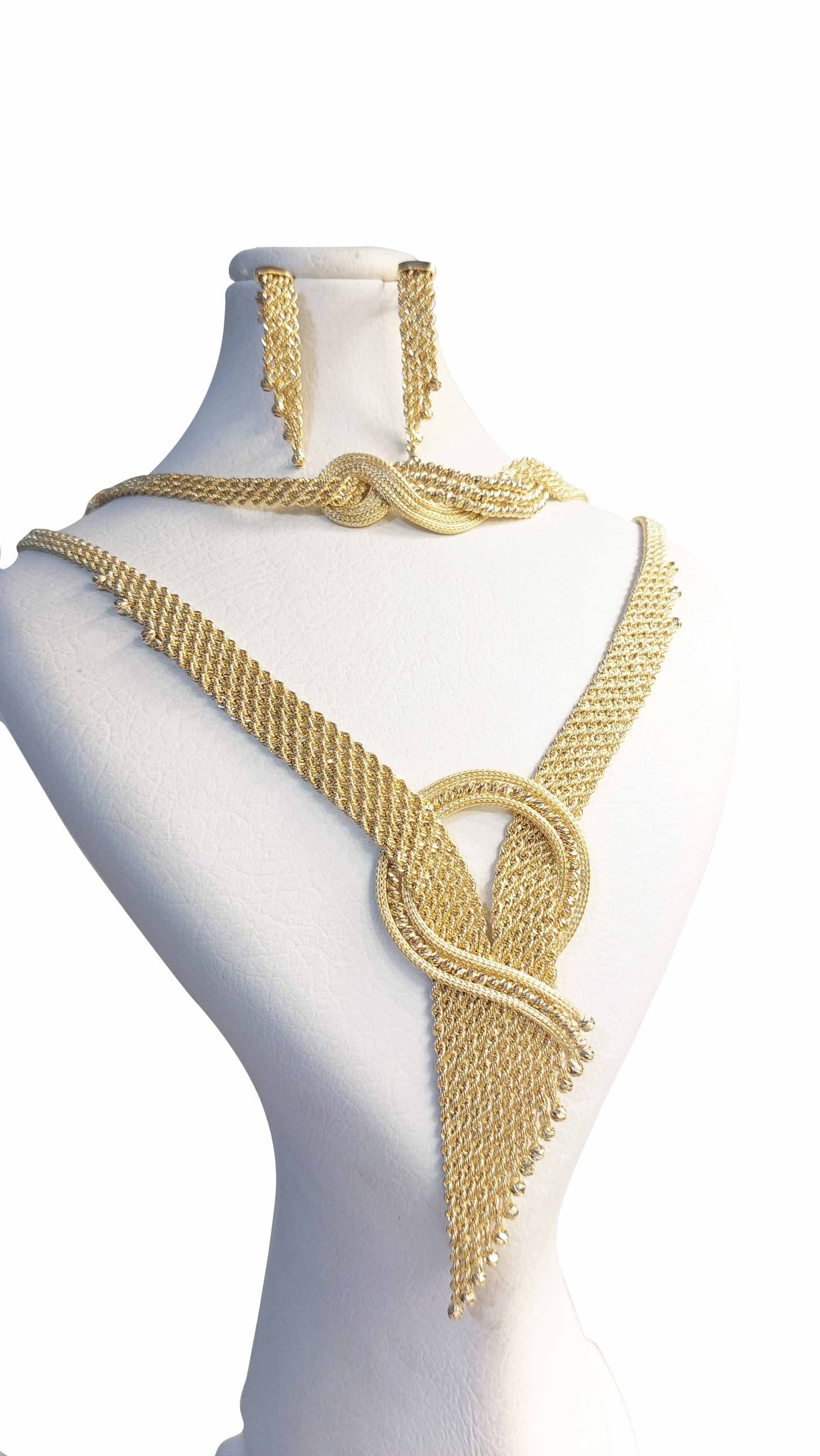 سرویس طلای 18 عیار مدل هالات 003 طرح ترک — تصویر ۷