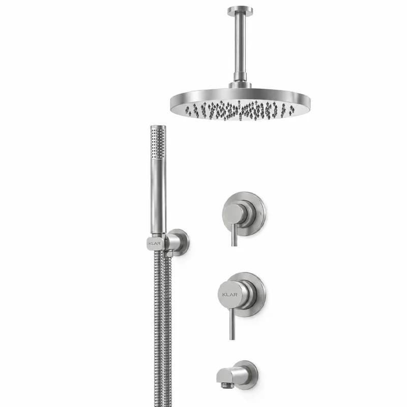 شیر حمام توکار کلار مدل فلور لاکچری تیپ 3 — تصویر ۷