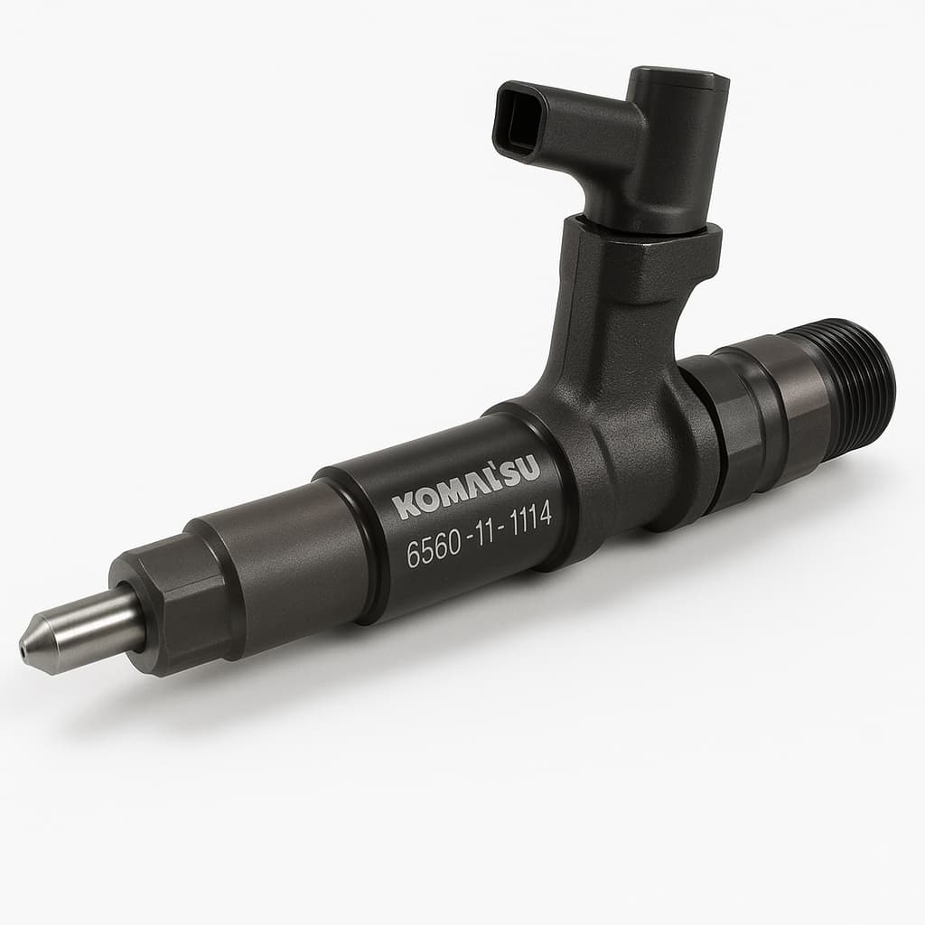 انژکتور کامل (INJECTOR ASS Y) موتور دیزلی کوماتسو/ شماره فنی: 1114-11-6560 — تصویر ۲