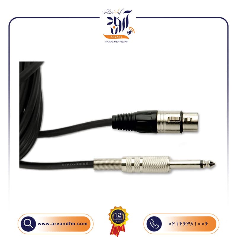 کابل میکروفن 3 متری MX/777-3 برند QUIKLOK — تصویر ۲