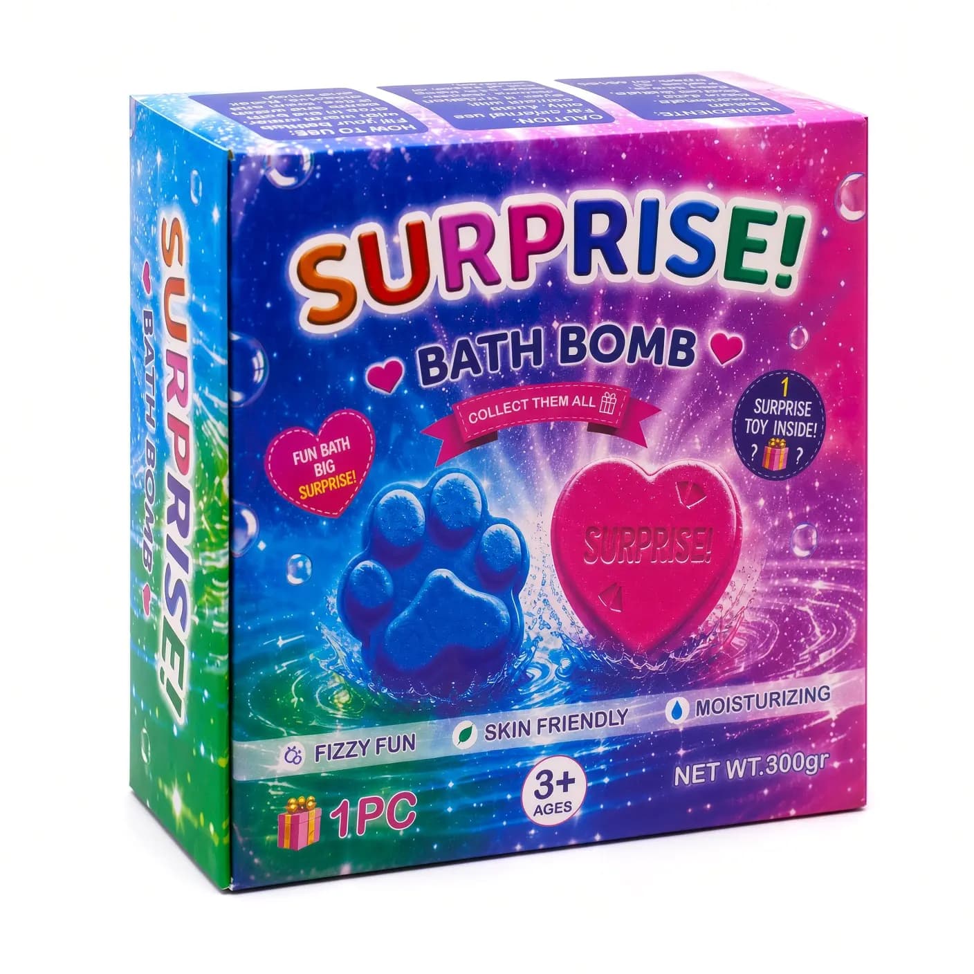 بمب حمام شانسی سورپرایز مدل Surprise Bath Bomb با جایزه فیگور — تصویر ۵