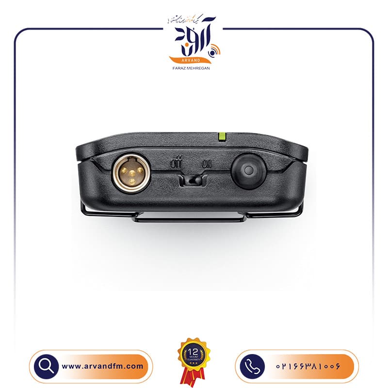 میکروفون یقه ای بیسیم دوتایی BLX188/CVL برند SHURE — تصویر ۷