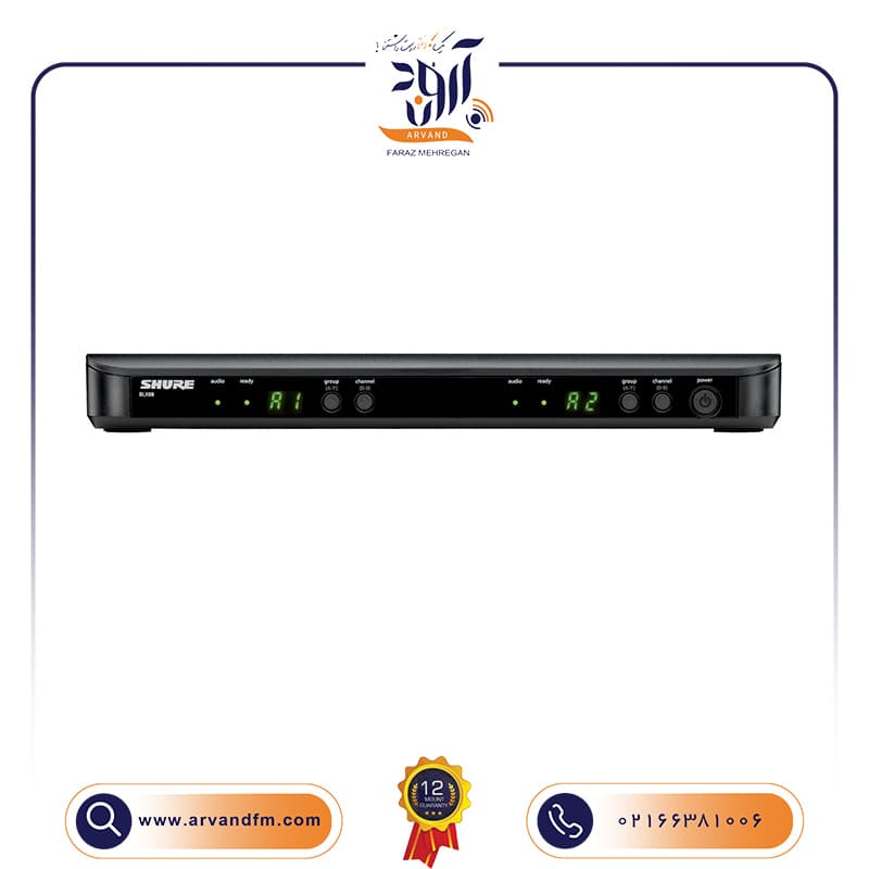 میکروفون بیسیم دو دسته BLX288/SM58 برند SHURE — تصویر ۲