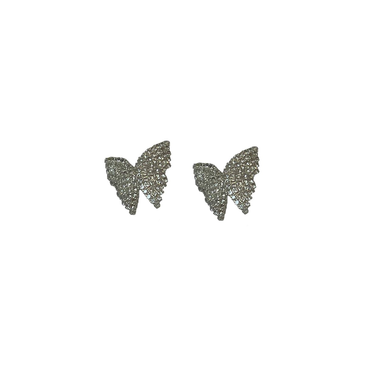 گوشواره نقره ای پروانه کوچک — تصویر ۴