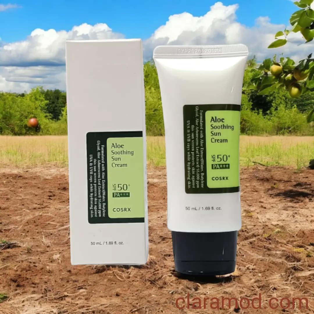 ضد آفتاب آلوئه ورا کوزارکس (COSRX Aloe Soothing Sun Cream SPF 50) — تصویر ۹
