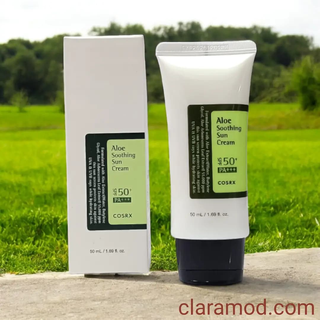 ضد آفتاب آلوئه ورا کوزارکس (COSRX Aloe Soothing Sun Cream SPF 50) — تصویر ۳