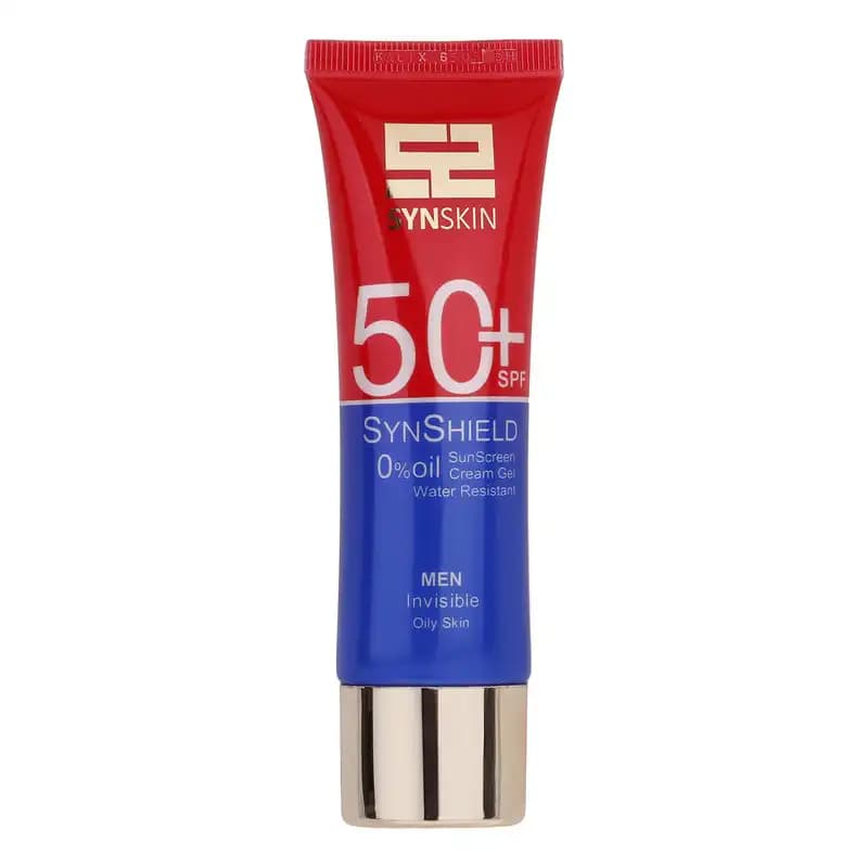 کرم ژل ضد آفتاب ساین شیلد آقایان SPF50 مناسب پوست چرب — تصویر ۵