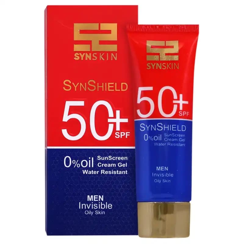 کرم ژل ضد آفتاب ساین شیلد آقایان SPF50 مناسب پوست چرب — تصویر ۳