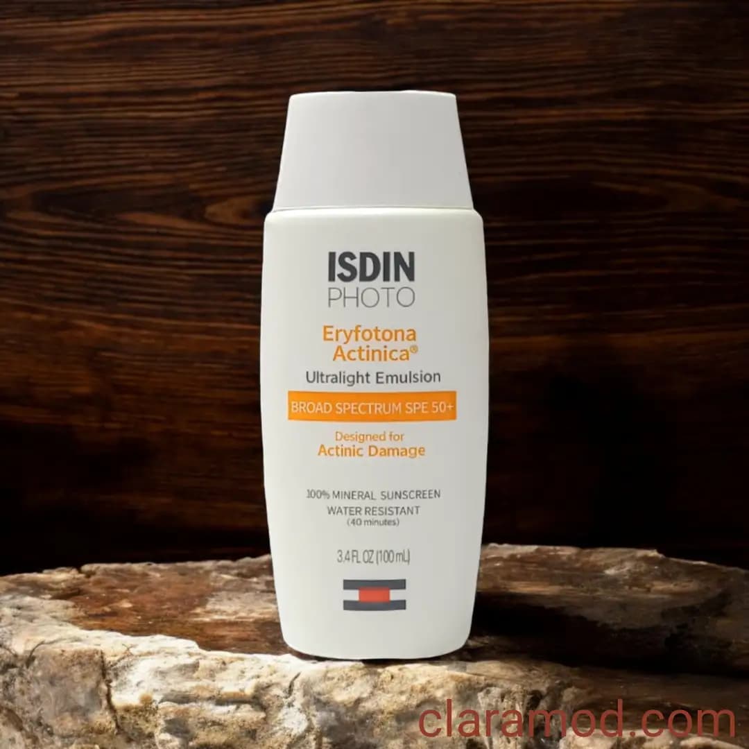 کرم ضد آفتاب بی رنگ امولسیون ایزدین مدل ISDIN Eryfotona Actinica — تصویر ۹