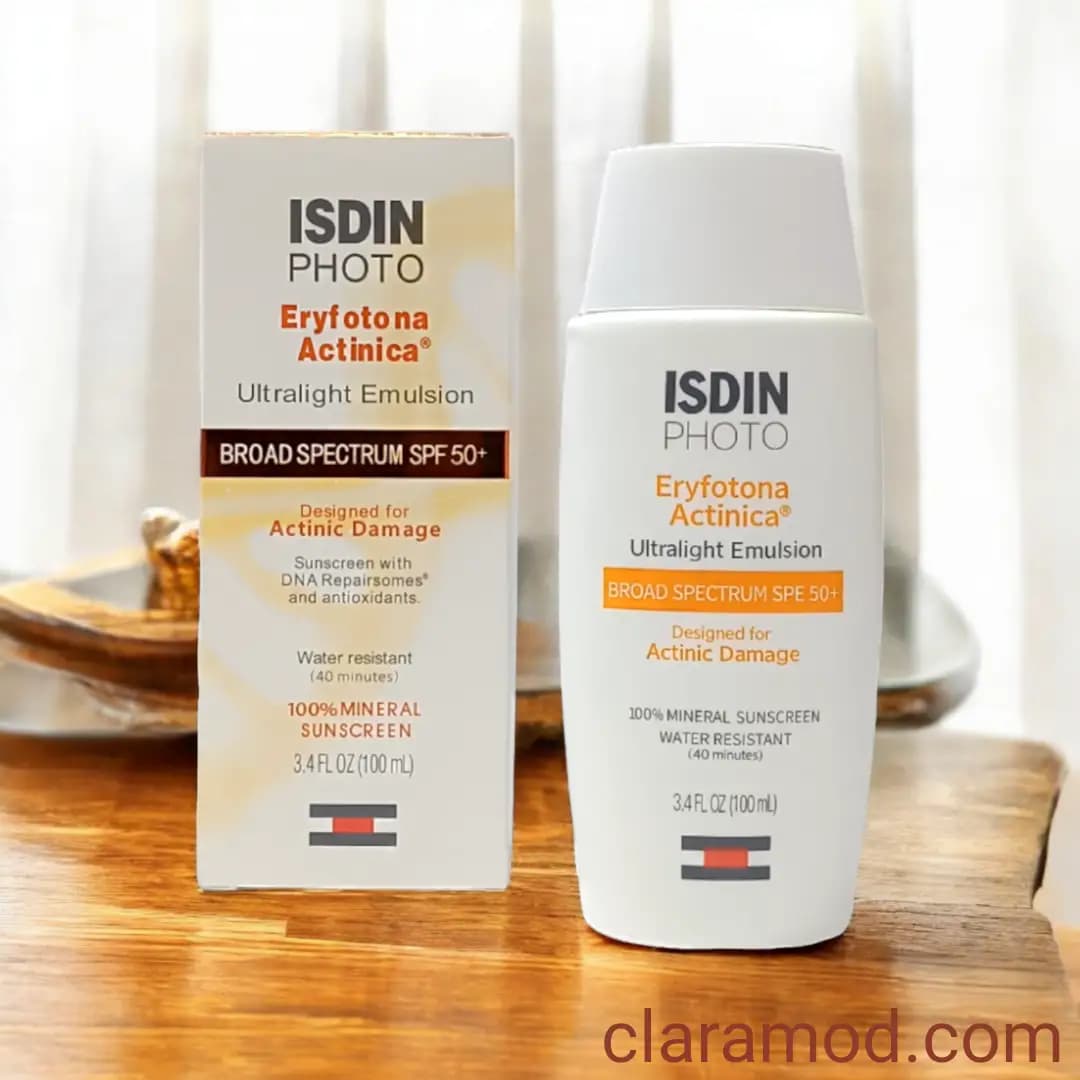 کرم ضد آفتاب بی رنگ امولسیون ایزدین مدل ISDIN Eryfotona Actinica — تصویر ۷