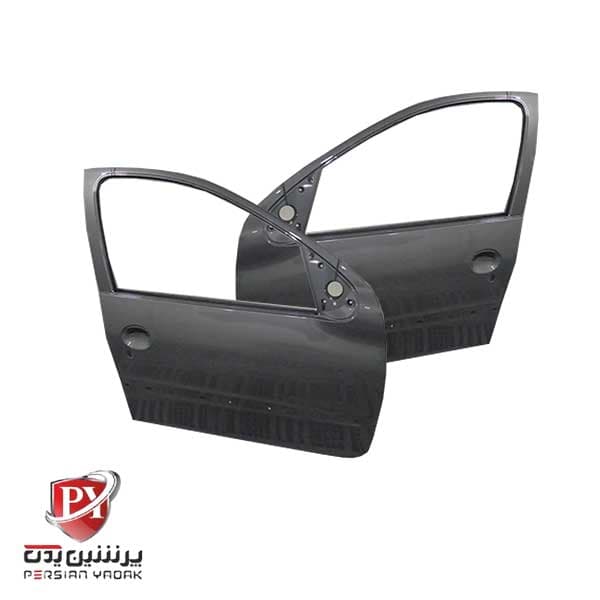درب جلو پژو 207 خام آستر شرکتی ایساکو + رنگ شده کوره ای