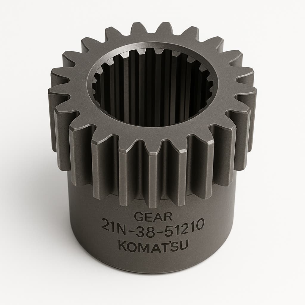 چرخ دنده (GEAR) بیل مکانیکی کوماتسو/ شماره فنی: 21N-38-51210 — تصویر ۲