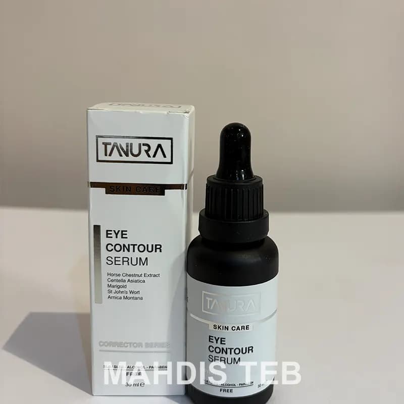 سرم دور چشم آی كنتور ٥ كاره تنورا|30ml — تصویر ۲