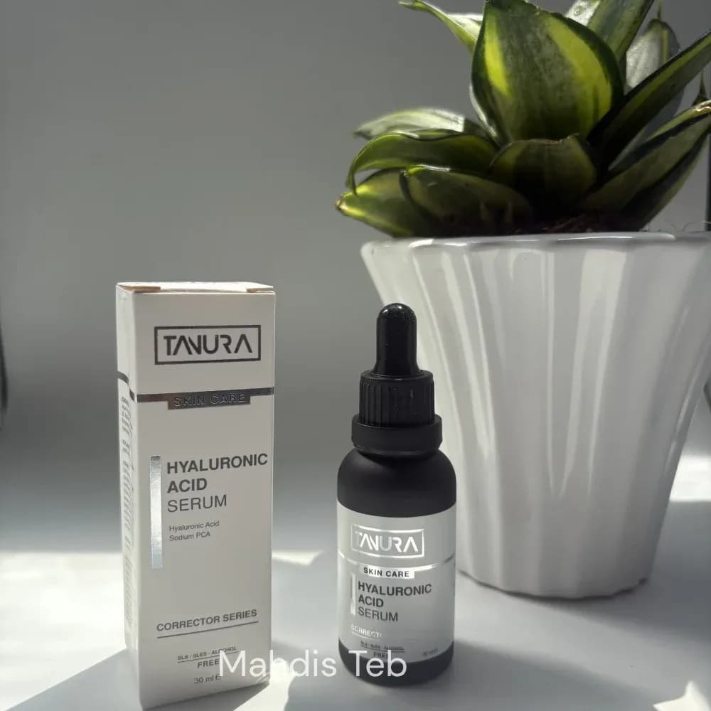 سرم آبرسان هیالورونیک اسید تنورا|30ml — تصویر ۲