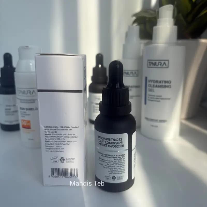 سرم روشن کننده و ضدلک تنورا| 30ml