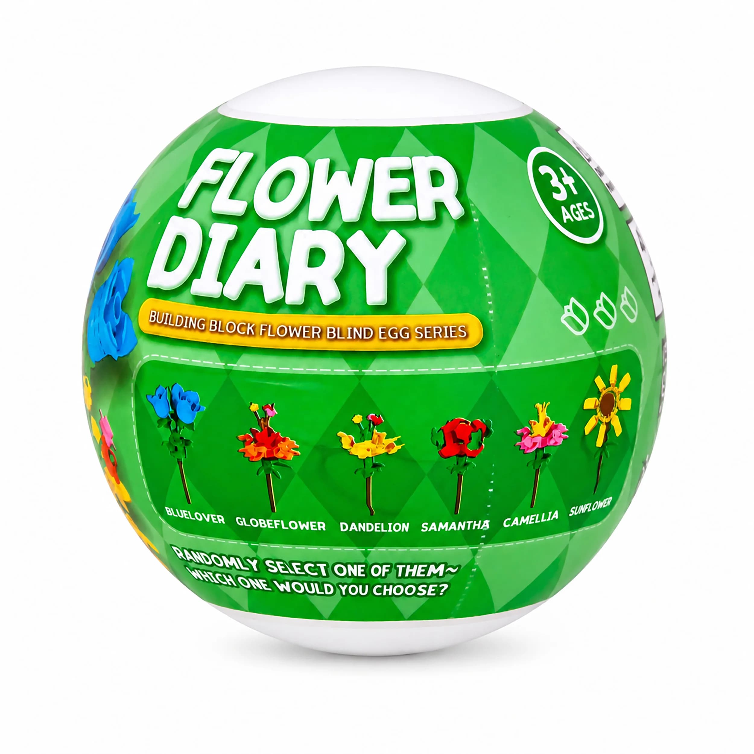 لگو گل ساختنی شانسی مدل Flower Diary — تصویر ۲
