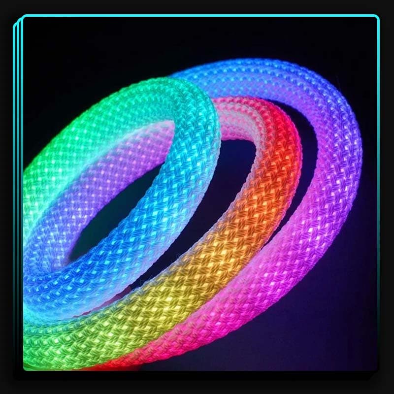 ریسه ال ای دی کنفی RGB برنامه پذیر و حساس به صدا — تصویر ۶