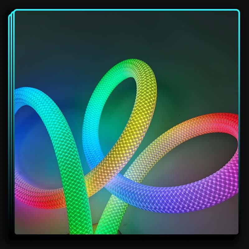 ریسه ال ای دی کنفی RGB برنامه پذیر و حساس به صدا — تصویر ۳