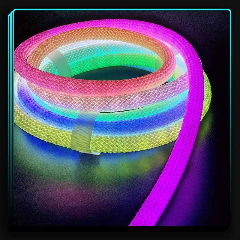 ریسه ال ای دی کنفی RGB برنامه پذیر و حساس به صدا — تصویر ۵
