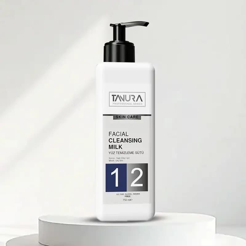 شیر پاک کن پوست چرب و مختلط تنورا|750ml