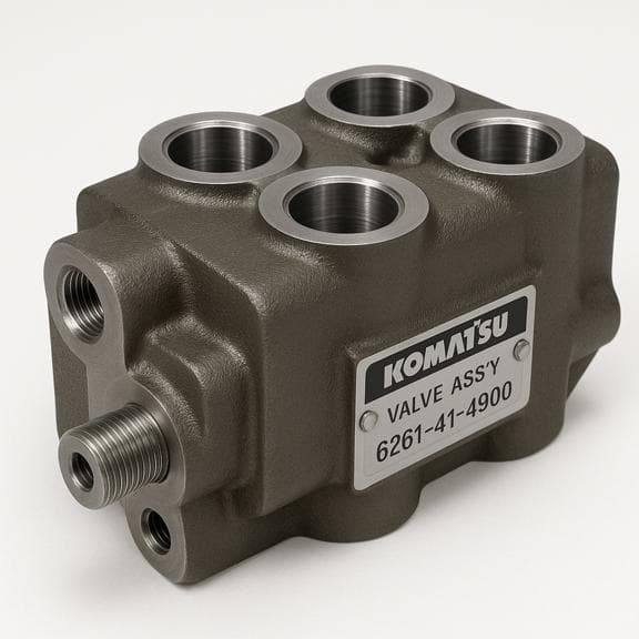 ولو کامل (VALVE ASS Y) دامپتراک و لودر کوماتسو/ شماره فنی: 4900-41-6261 — تصویر ۲