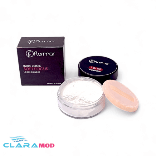 پودر فیکس بی رنگ Flormar Bare Look Soft Focus Loose Powder — تصویر ۲