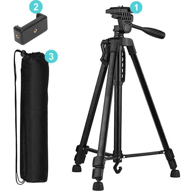 سه پایه دوربین و گوشی TRIPOD-3366 — تصویر ۶