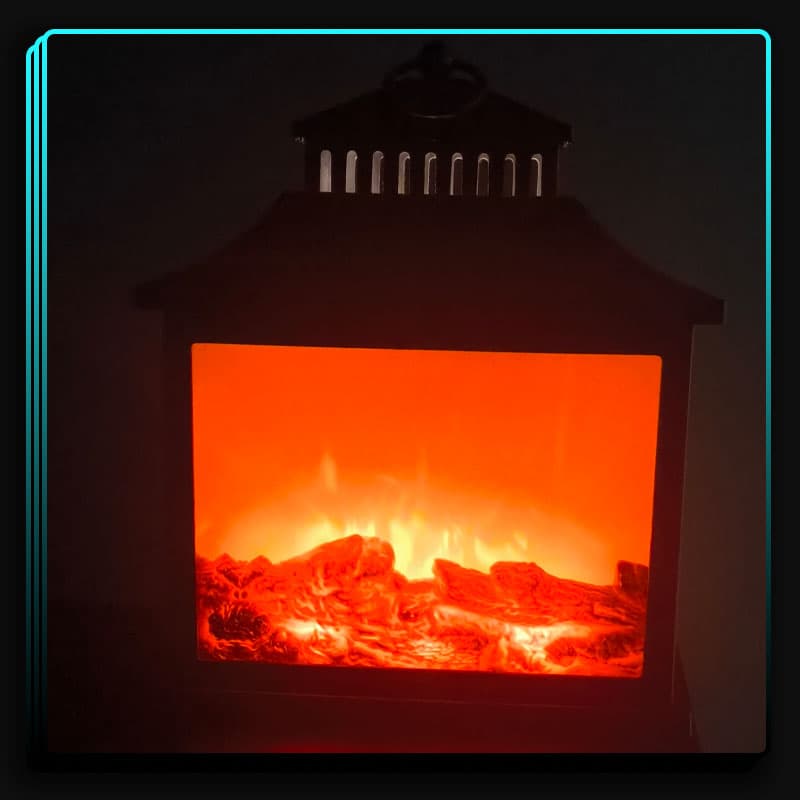چراغ رومیزی طرح شومینه — تصویر ۵