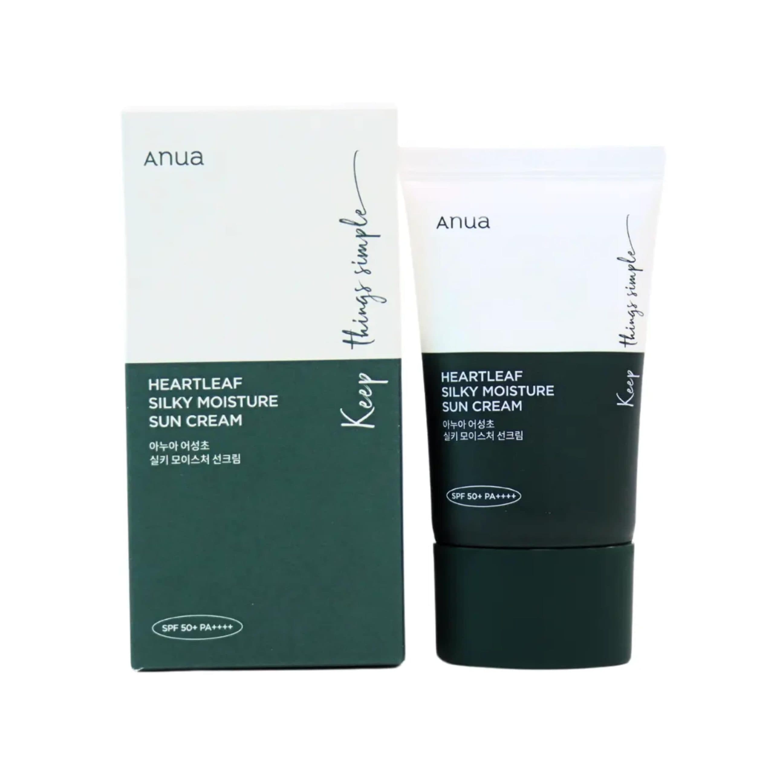 ضد آفتاب مرطوب کننده و تسکین دهنده آنوا Anua حجم 50 میلی ++++spf 50