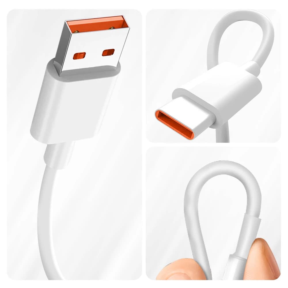 کابل شارژ اصلی 4 آمپر تایپ سی شیائومی 45W — تصویر ۱۱