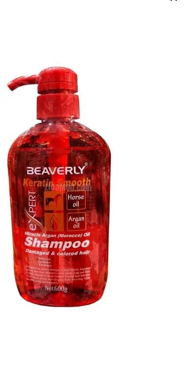 شامپو کراتین بیورلی مدل keratin smooth بدون سولفات حجم 600 میلی لیتر اصل انگلیس