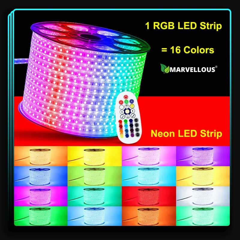 ریسه شلنگی RGB وایرلسی (پک کامل)