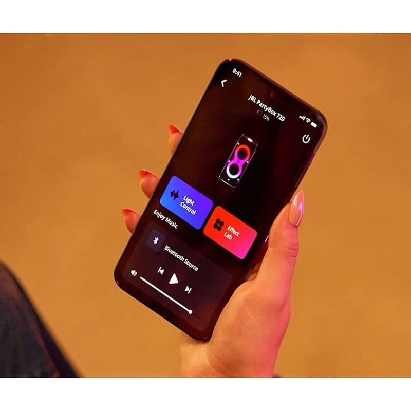 سپیکر بلوتوثی قابل حمل جی بی ال مدل PartyBox 720 — تصویر ۶