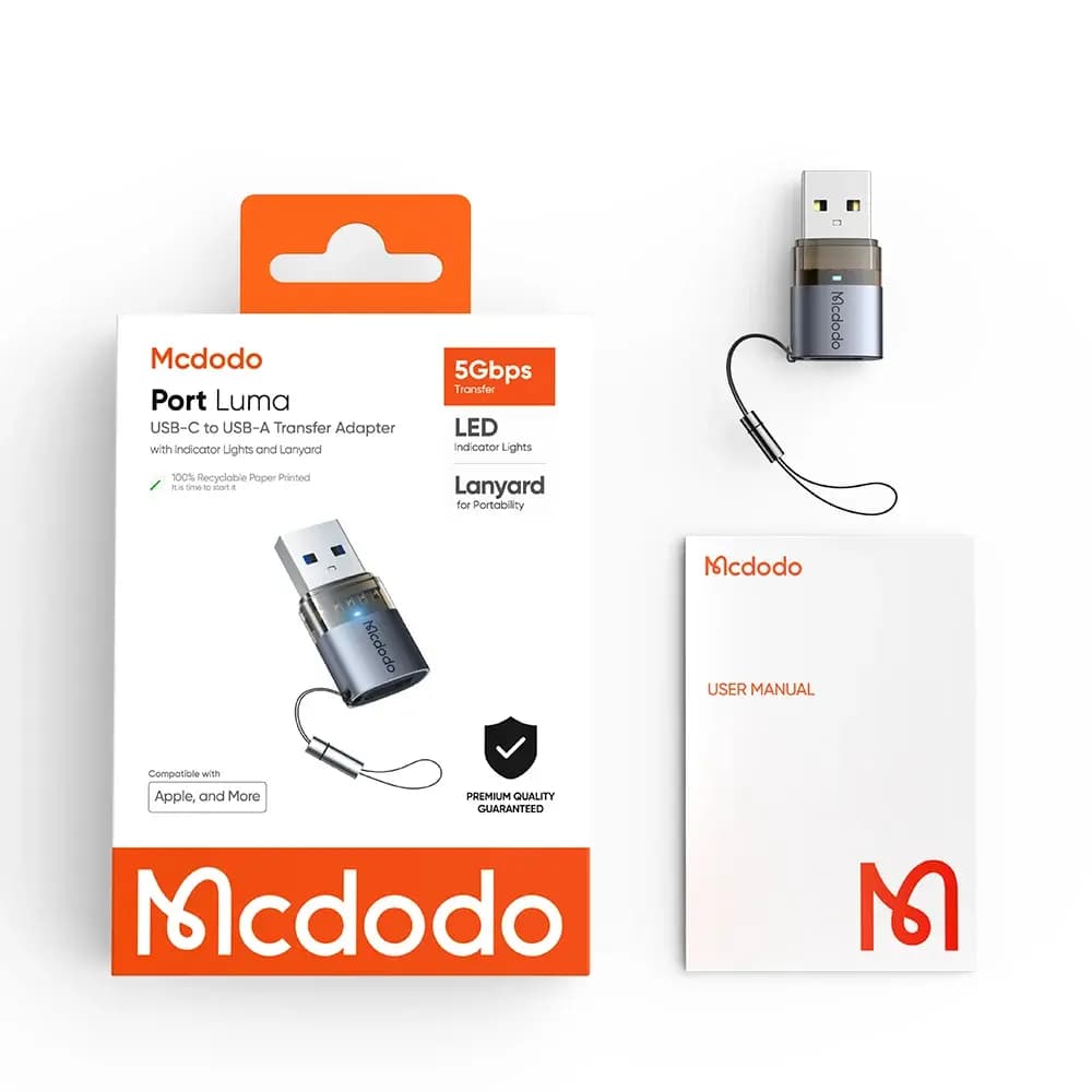 تبدیل تایپ سی به USB مک دودو مدل Mcdodo OT-7580 — تصویر ۵