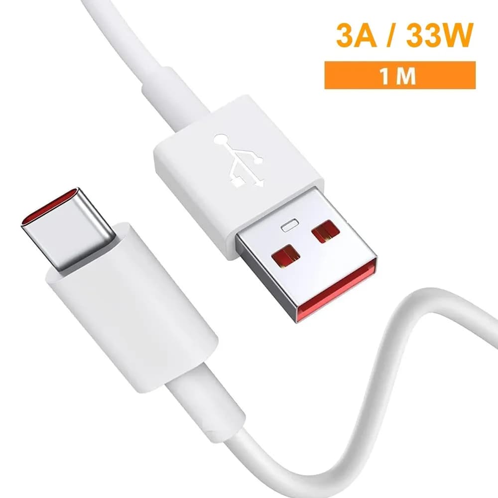 کابل شارژ اصلی 3 آمپر تایپ سی شیائومی 33W — تصویر ۲