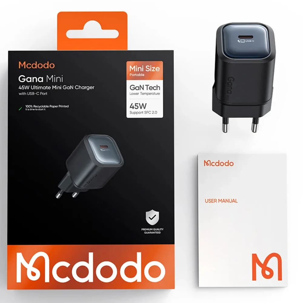 شارژر دیواری 45 وات مک دودو مدل Mcdodo CH-439 — تصویر ۱۲
