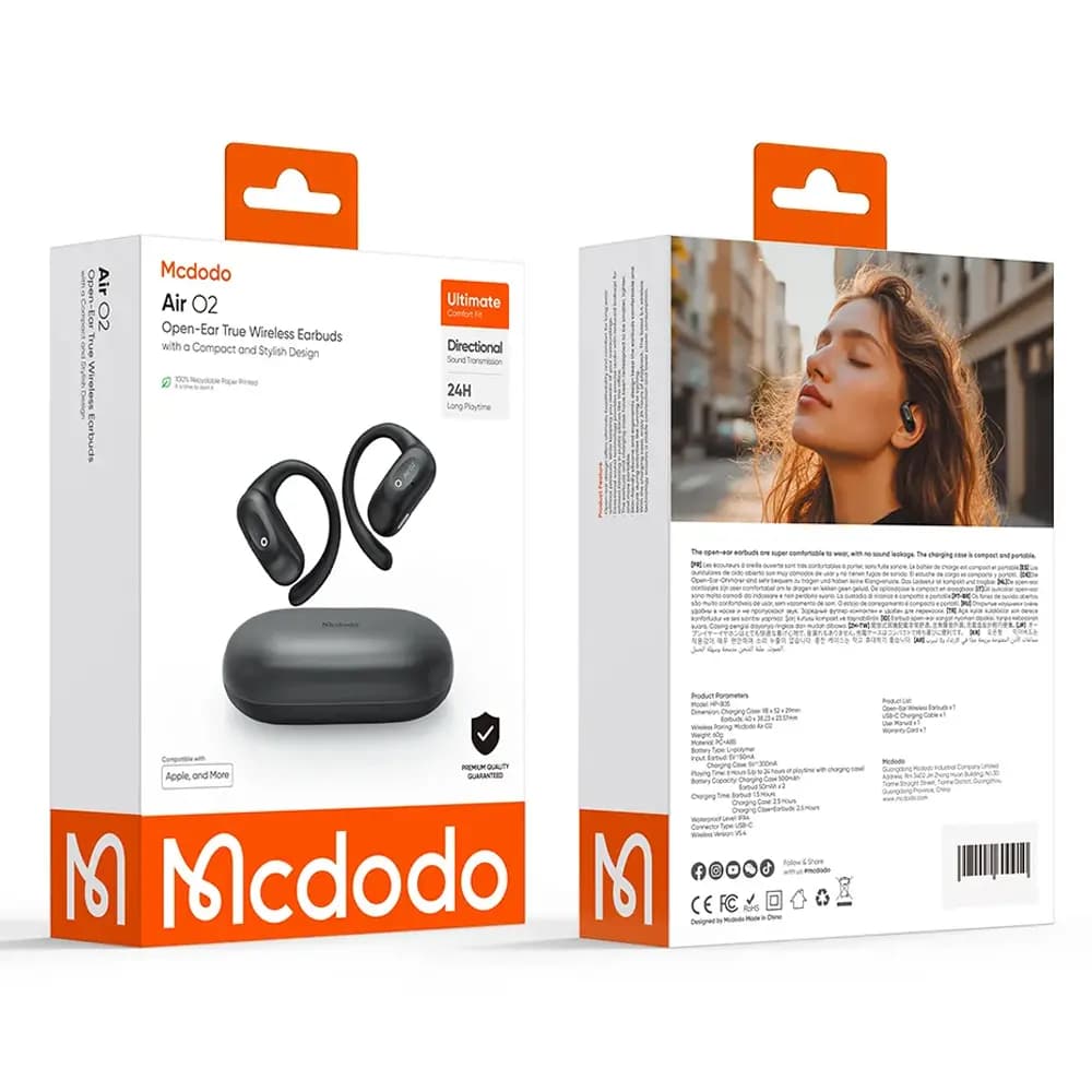 هندزفری بلوتوث و ایرپاد مک دودو مدل Mcdodo HP-805 Air O2 — تصویر ۱۰