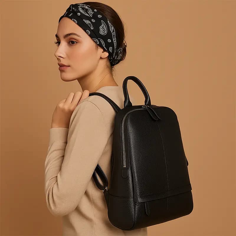 کیف کولی چرمی مدل داریا — تصویر ۲