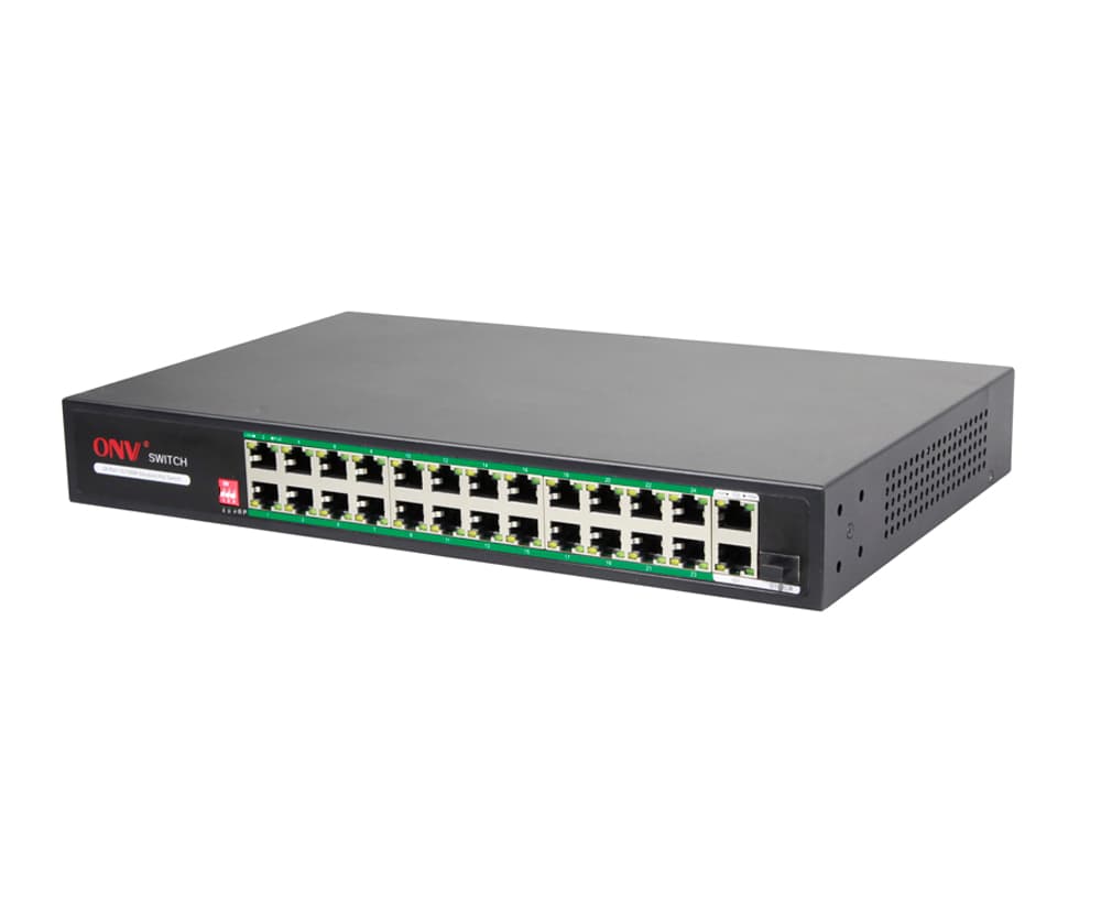 سوییچ 24 پورت هوشمند poe onv مدل ONV-H1024PLD — تصویر ۲