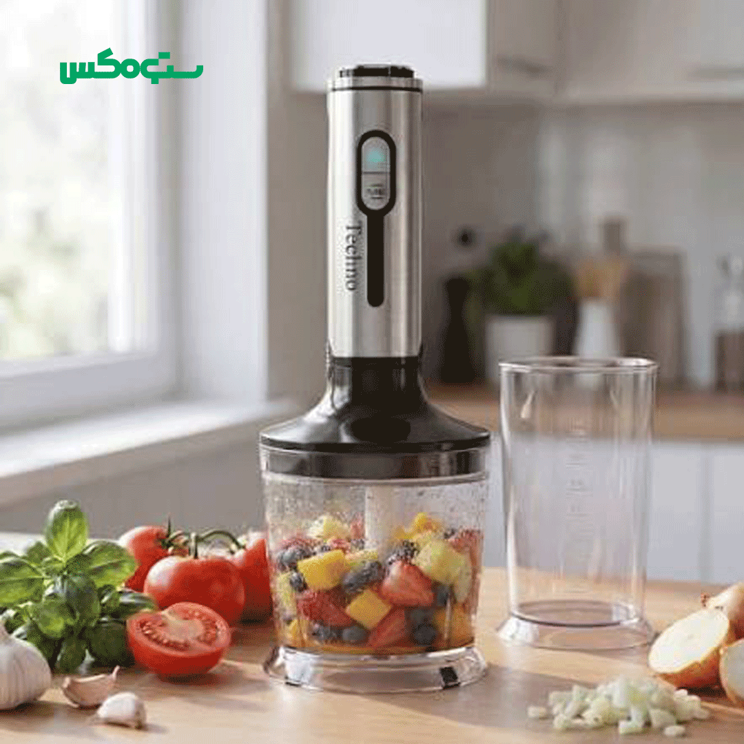 گوشتکوب برقی چند کاره استیل تکنو مدل Te-812 — تصویر ۳