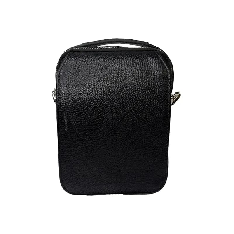 کیف دوشی مردانه طرح شروین چرم طبیعی